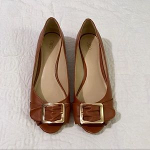 9W Cognac Wedges Cato